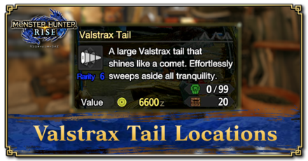 Monster Hunter Rise (MH Rise) - Valstrax Tail Banner