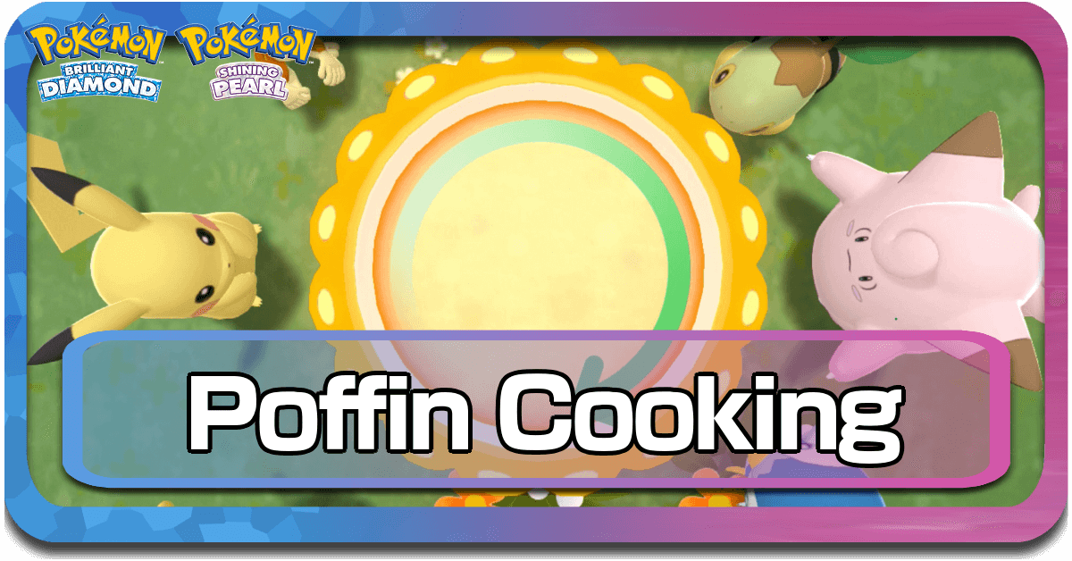 Pokemon Bdsp Poffin Cooking