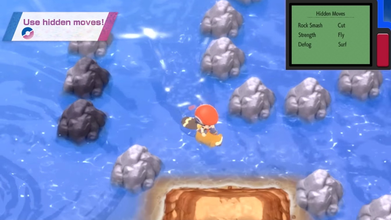 Pokemon BDSP Surfing HM