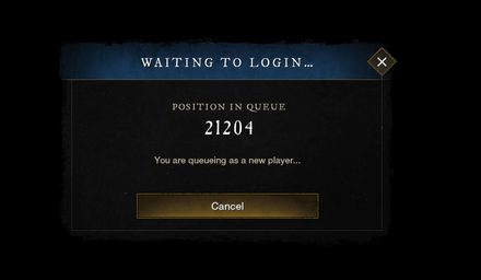 New World Queue Time