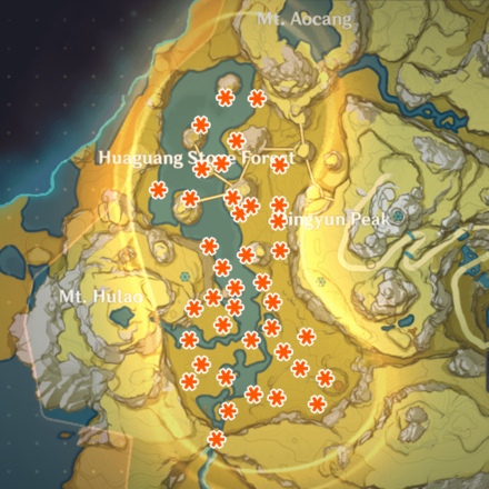 Genshin - Moonlight Seeker - Path 1 Mystmoon Chest Locations