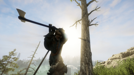 New World - Cut Down Trees for Logging EXP