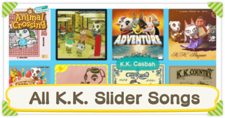 List of All 107 KK Slider Songs | ACNH - Animal Crossing: New Horizons (Switch)|Game8 List of All 107 KK Slider Songs | ACNH - Animal Crossing: New Horizons (Switch)|Game8