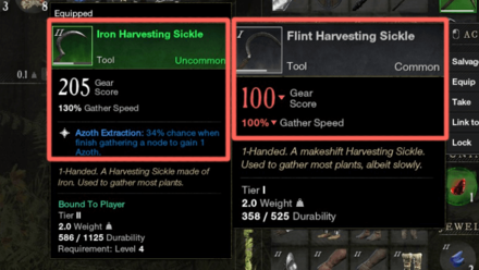 New World - Upgrade Your Harvesting Sickle