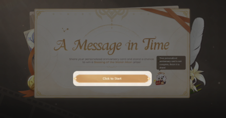 Genshin - A Message in Time Click the Start Button