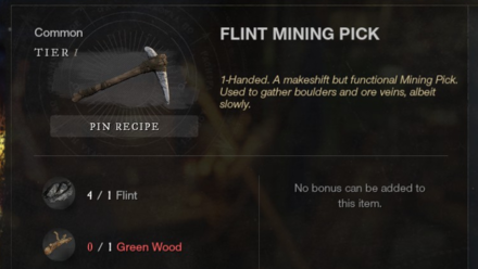 New World - Do Not Bulk Craft Tier 1 Tools