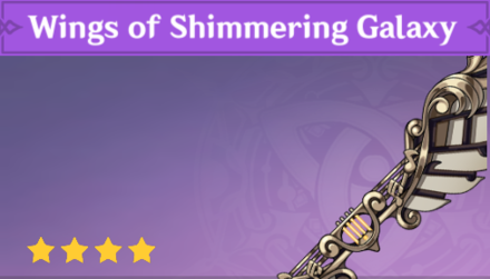 Genshin Impact - 2021 Celebration Reward - Wings of Shimmering Galaxy