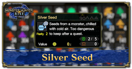 Monster Hunter Rise (MH Rise) - Silver Seed Banner