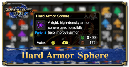 Monster Hunter Rise (MH Rise) - Hard Armor Sphere Banner