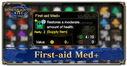 Monster Hunter Rise (MH Rise) - First-aid Med+ Banner