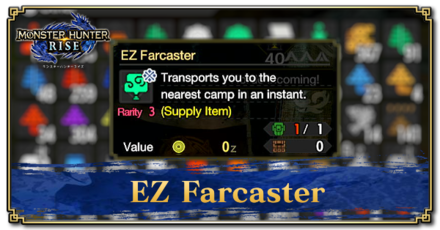 Monster Hunter Rise (MH Rise) - EZ Farcaster Banner