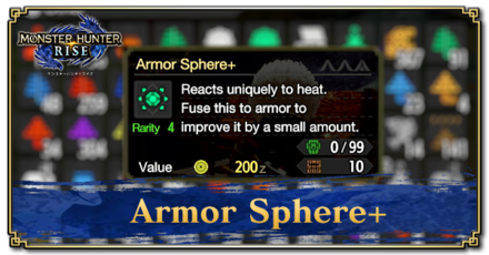 Monster Hunter Rise (MH Rise) - Armor Sphere+ Banner