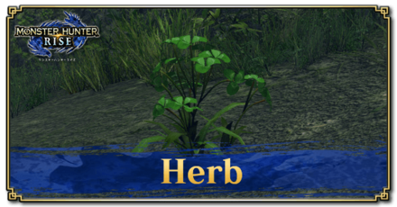 Monster Hunter Rise (MH Rise) - Herb Banner