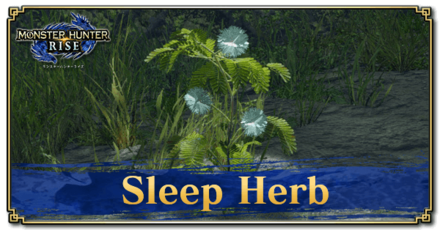 Monster Hunter Rise (MH Rise) - Sleep Herb Banner