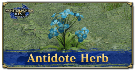 Monster Hunter Rise (MH Rise) - Antidote Herb Banner