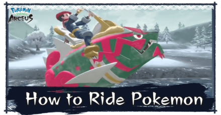 How to Ride Pokemon: All Rideable Pokemon