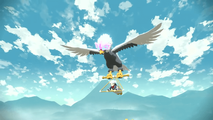 Flying with Hisuian Braviary