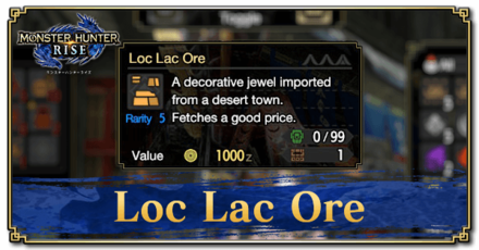 Monster Hunter Rise (MH Rise) - Loc Lac Ore Banner