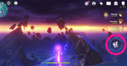 Genshin - Phase Gate Jump to Interrupt