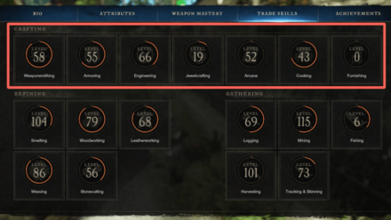 New World - Get Familiar with Crafting Skills