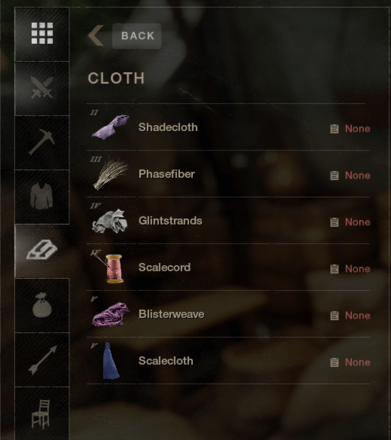 NW - Buy Cloth From the Trading Post