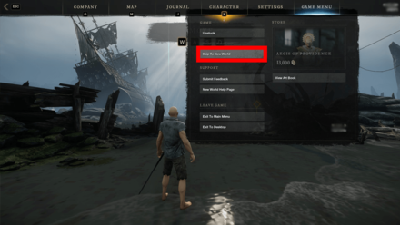 New World - Skip the Tutorial