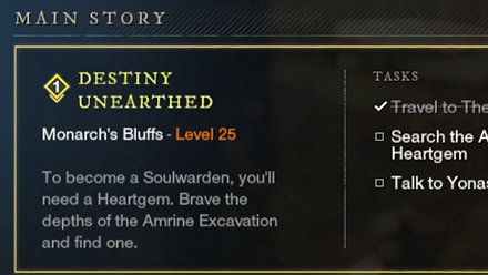 New World - Destiny Unearthed Quest