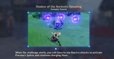 Genshin - Shadow of the Ancients - Data Collection Mechanic 1