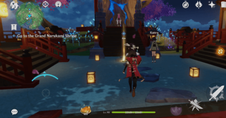 Genshin - The Narukami Trail - Inside the Shrine