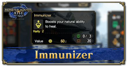 Monster Hunter Rise (MH Rise) - Immunizer Banner