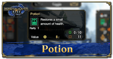 Monster Hunter Rise (MH Rise) - Potion Banner