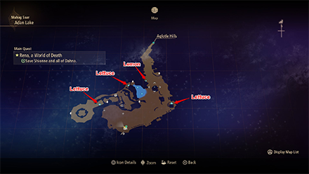 Tales of Arise Lettuce and Lemon Location