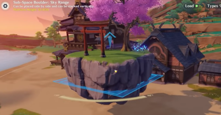 Genshin - Sub-Space Boulder: Sky Range Adjusting Floating Platform