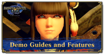 Monster Hunter Rise (MH Rise) - PC Demo and Nintendo Switch Demo Guides and Features Banner