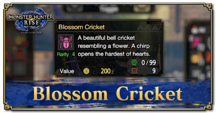 Monster Hunter Rise (MH Rise) - Blossom Cricket Banner