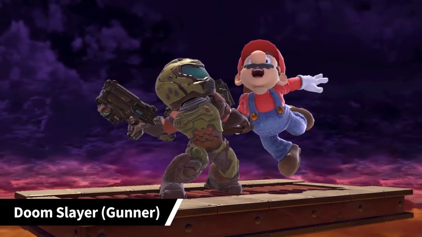 SSBU Doom Slayer Gunner