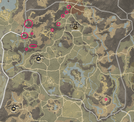 New World - Brightwood Lodestone Locations