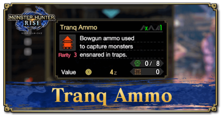 Monster Hunter Rise (MH Rise) - Tranq Ammo Banner