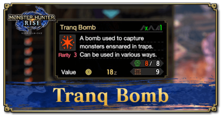 Monster Hunter Rise (MH Rise) - Tranq Bomb Banner