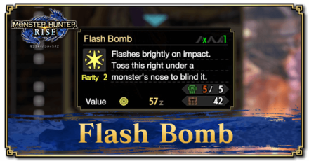 Monster Hunter Rise (MH Rise) - Flash Bomb Banner