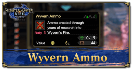 Monster Hunter Rise (MH Rise) - Wyvern Ammo Banner