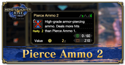 Monster Hunter Rise (MH Rise) - Pierce Ammo 2 Banner