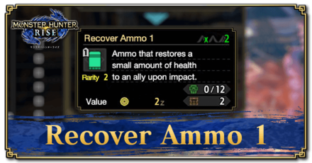 Monster Hunter Rise (MH Rise) - Recover Ammo 1 Banner