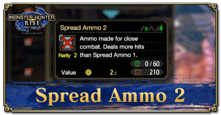 Monster Hunter Rise (MH Rise) - Spread Ammo 2 Banner