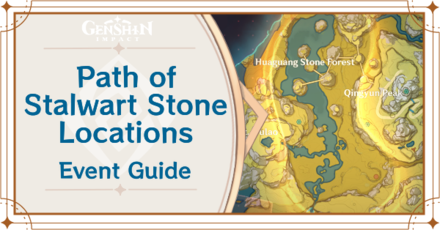 Genshin - Moonlight Seeker - Path of Stalwart Stone Locations