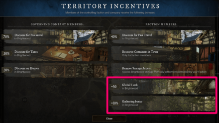 New World - Global Luck and Gathering Speed Bonuses