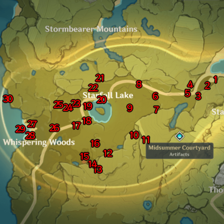 Genshin - Moonlight Seeker - Gentle Breeze Mystmoon Chests