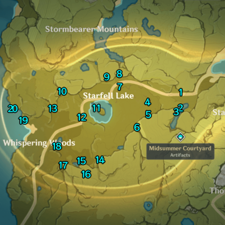 Genshin - Moonlight Seeker - Gentle Breeze Moonchase Charms