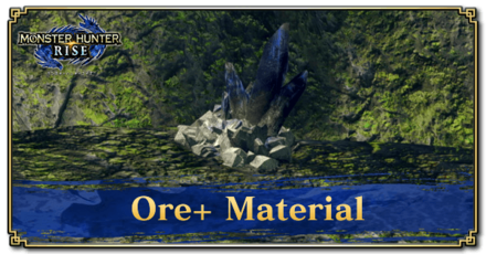 Monster Hunter Rise (MH Rise) - Ore+ Material Banner