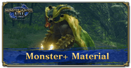 Monster Hunter Rise (MH Rise) - Monster+ Material Banner